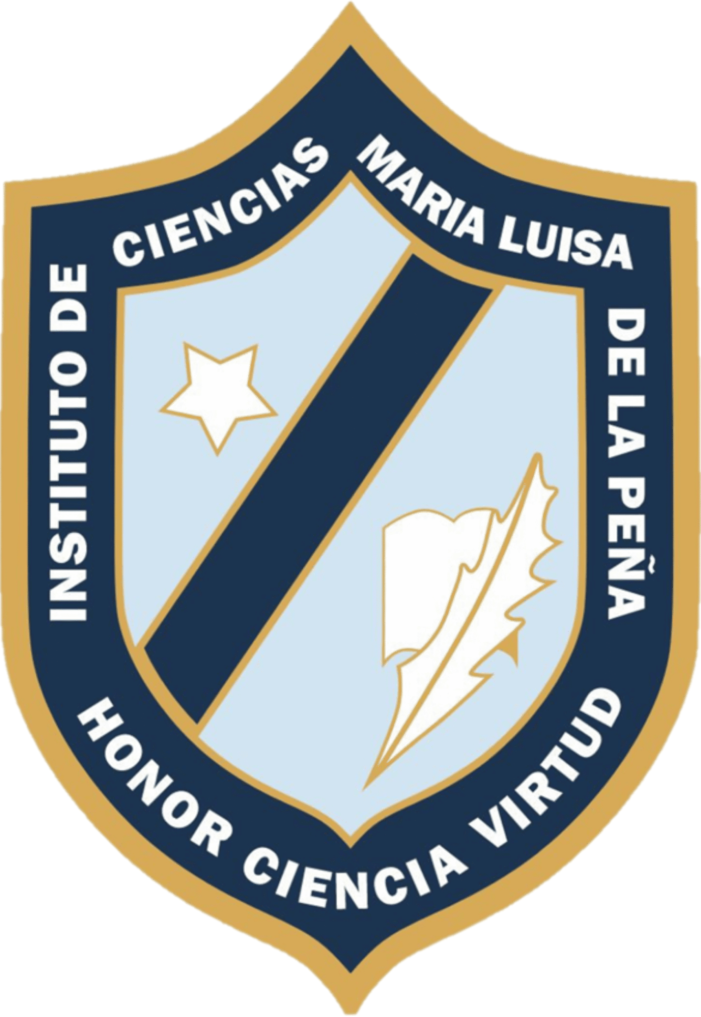 Escudo oficial del Instituto de Ciencias María Luisa de la Peña